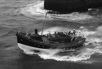 Leaving Whitby Harbour