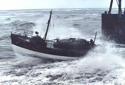 The Boat Powers Forward